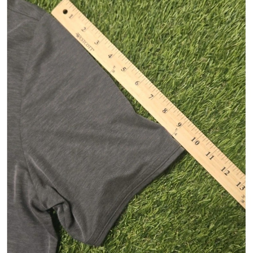 Travis Mathew Performance Stretch Golf Polo Shirt Mens XL Charcoal Heather - Picture 6 of 8